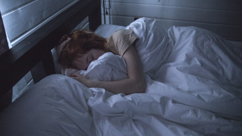 Woman sleeping